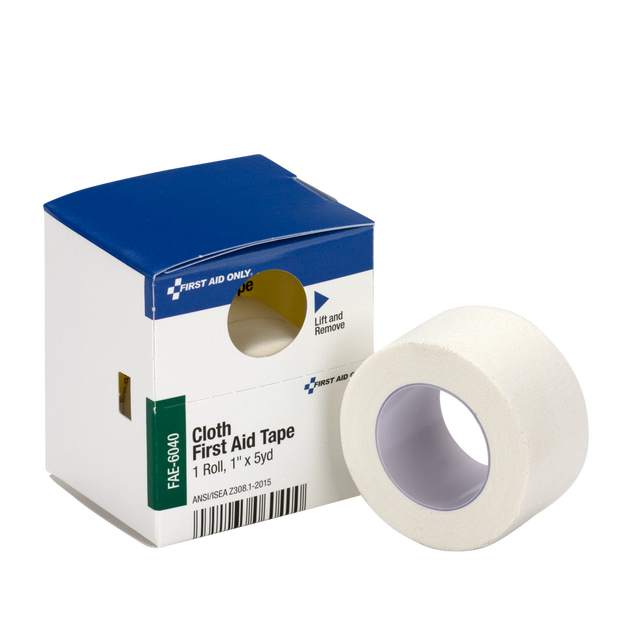 Cloth First Aid Tape, (1) 1" x 5 yd. Roll Red Cross Store