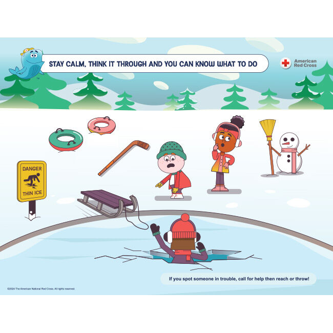 Stay Calm Think It Through And You Can Know What To Do WHALE Tales Poster.