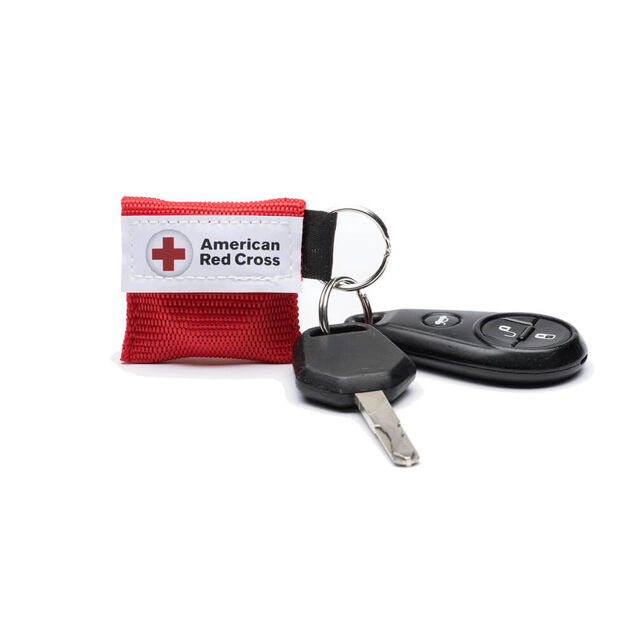 Mini Shield Keychain Mini CPR Keychain with 1-Way Valve Face Shield | Red Cross Store