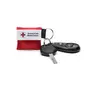 The American Red Cross CPR keychain containing the Face Shield attached to a set of keys.
