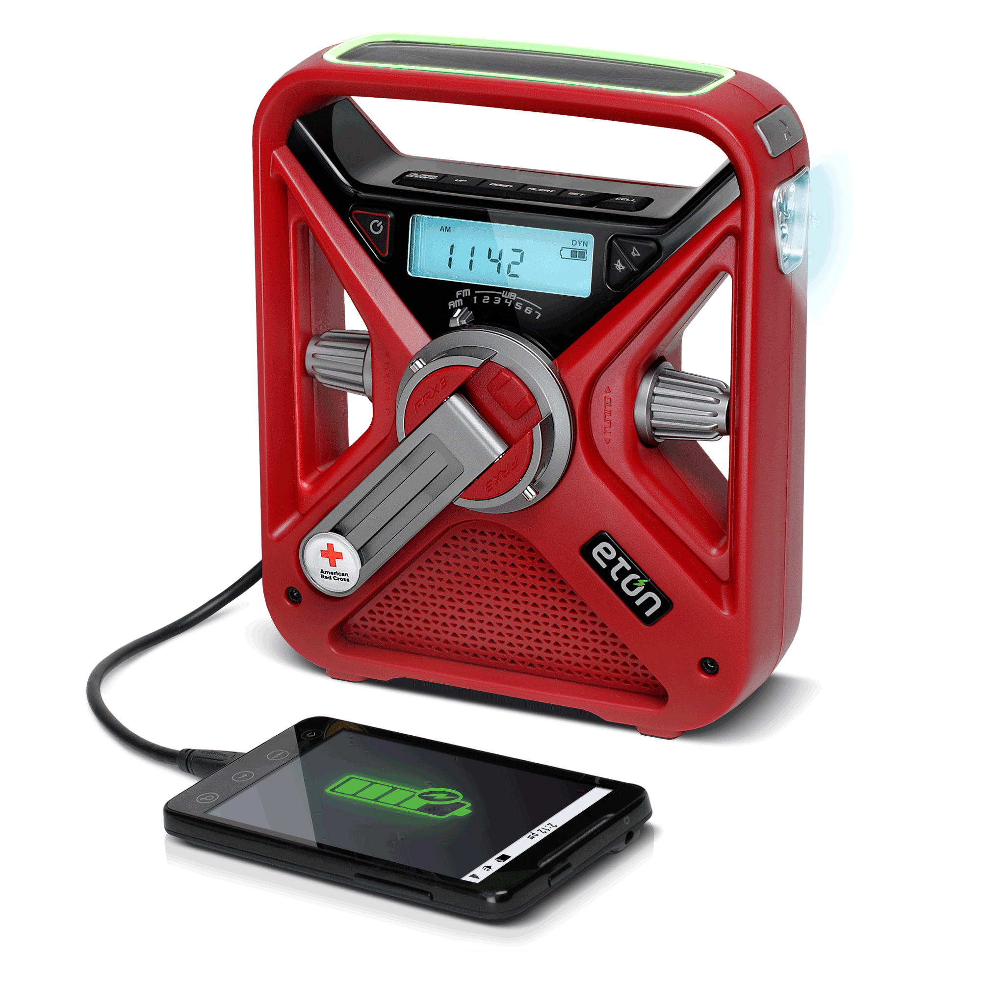 FRX3 Hand Crank AM/FM/NOAA Weather Alert Radio | Red Cross Store