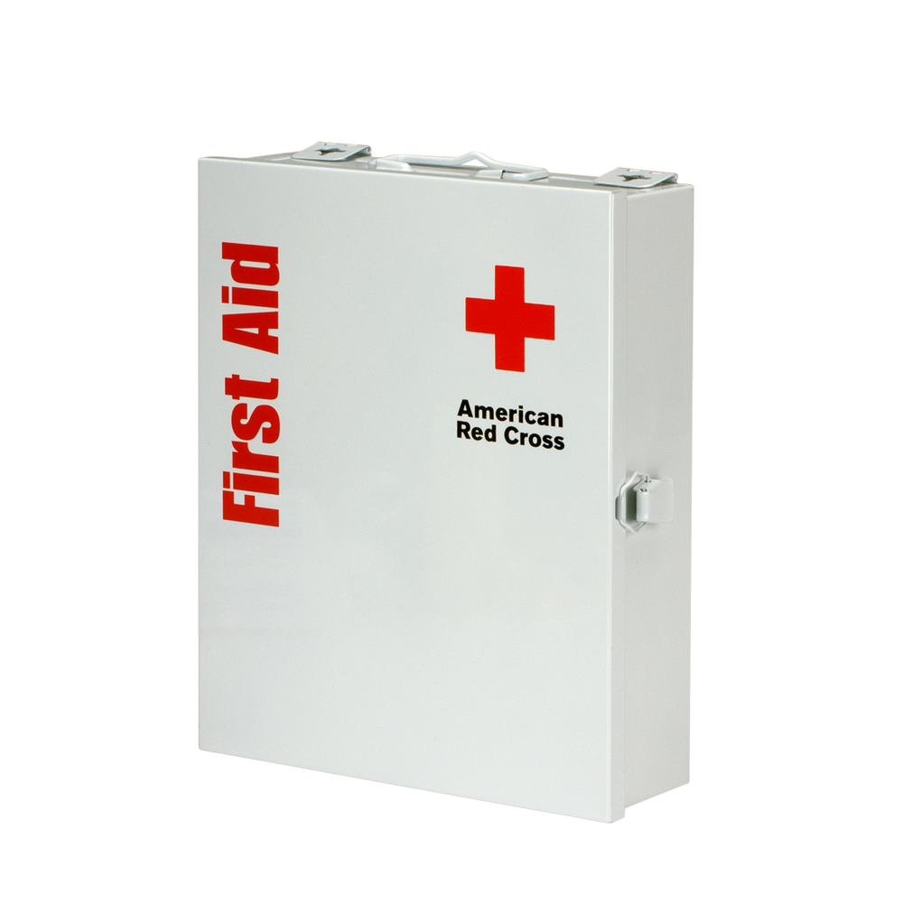 Gæstfrihed Furnace Borgmester Medium Metal First Aid Cabinet for the Office | Red Cross Store
