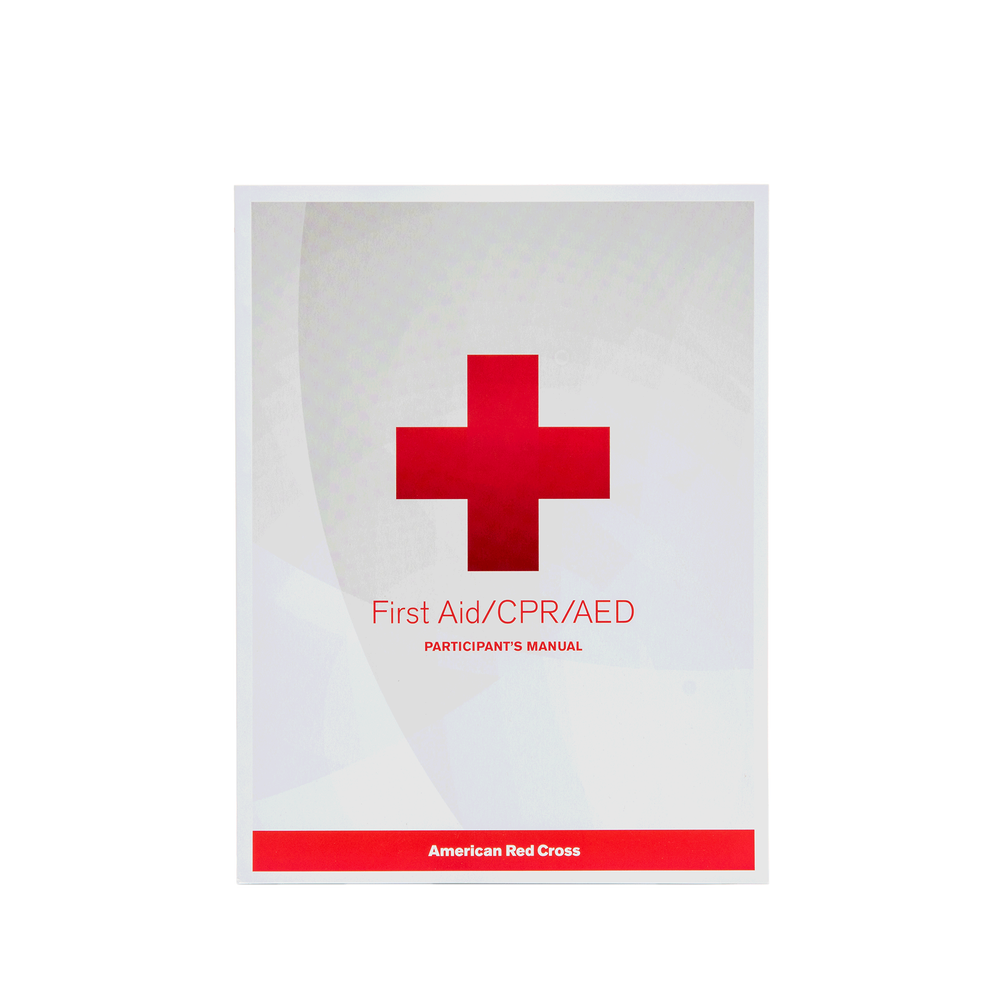 First Aidcpraed Participants Manual Red Cross Store