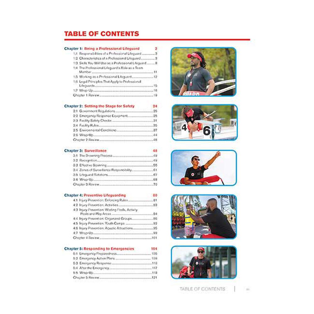 Lifeguard Printable American Red Cross Lifeguarding Manual | Red Cross Store