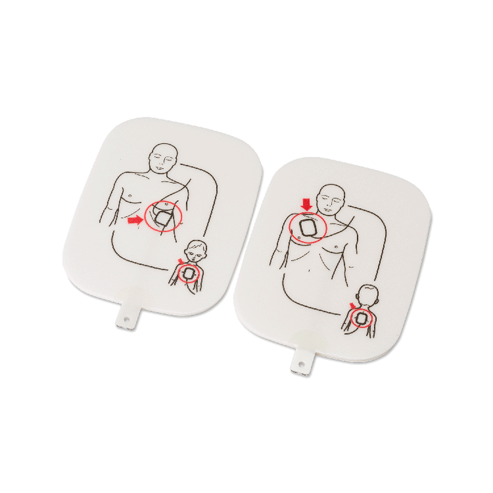 Adult AED Trainer Replacement Pads with Gel Adhesive Backing