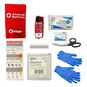 Bleeding Control Kit with Soft Case, Trauma Shears, Krinkle Gauze Wrap, Gauze Sponges, Gloves, and More.