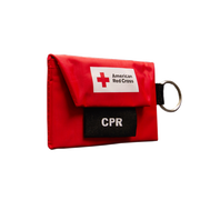 CPR Keychain, Face Shield with 1-Way Valve, 1 Pair Latex Free Nitrile Gloves