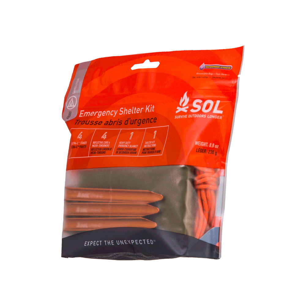 Survive Outdoors Longer (SOL) Emergency Shelter Kit Red Cross Store