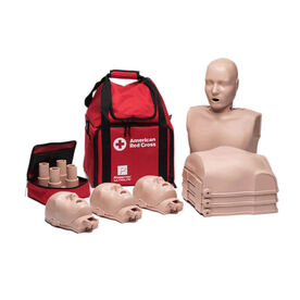 Prestan Adult Ultralite CPR Manikin 4 Pack Tan Skin AED Trainer Pad Compatible.