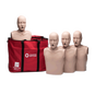Prestan Diverse Skin-Tone Adult Manikins with CPR Monitors (4-Pack)