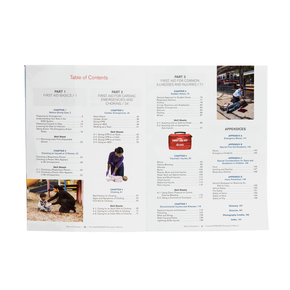American Red Cross Cpr And First Aid Study Guide Study Poster