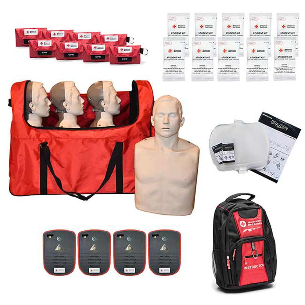 Brayden/BigRed Adult CPR & First Aid Instructor Starter SET | Red Cross ...