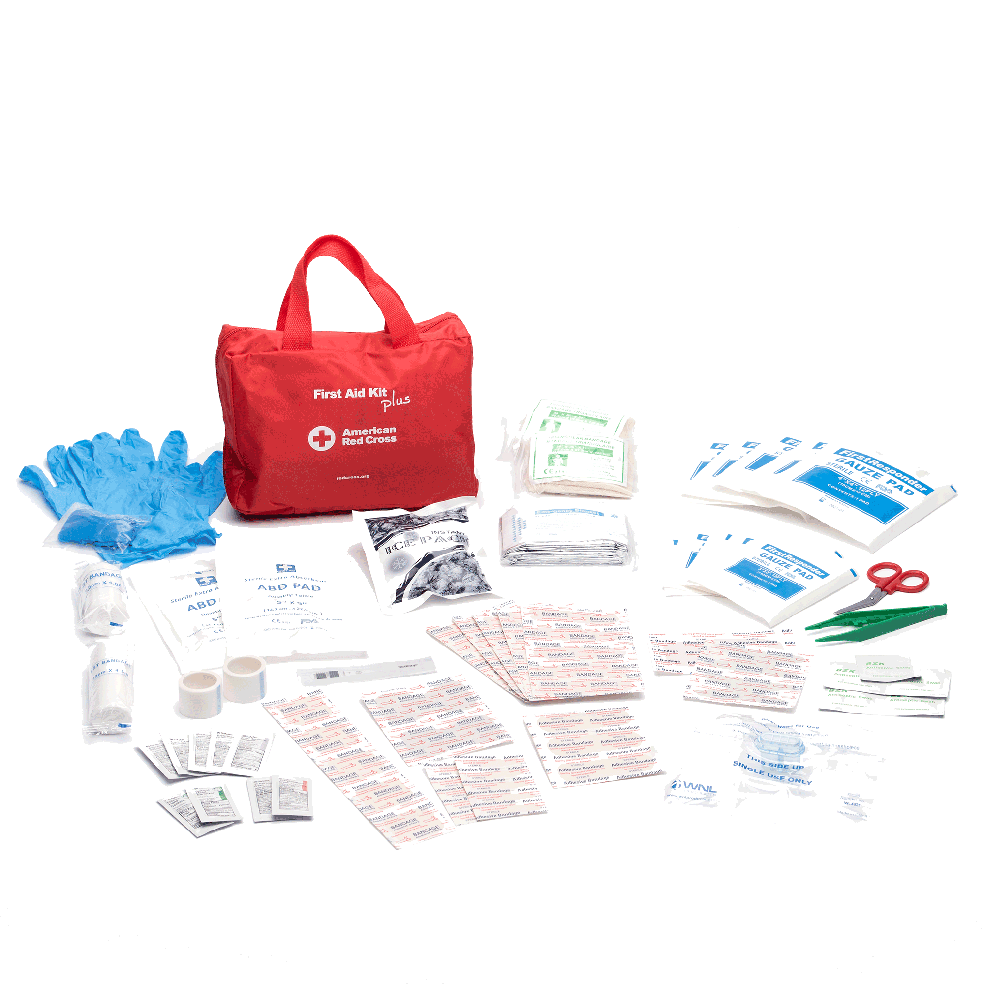 A Plus Survival Signature Series First Aid Roll Kit for EMS CERT Fire Responders 