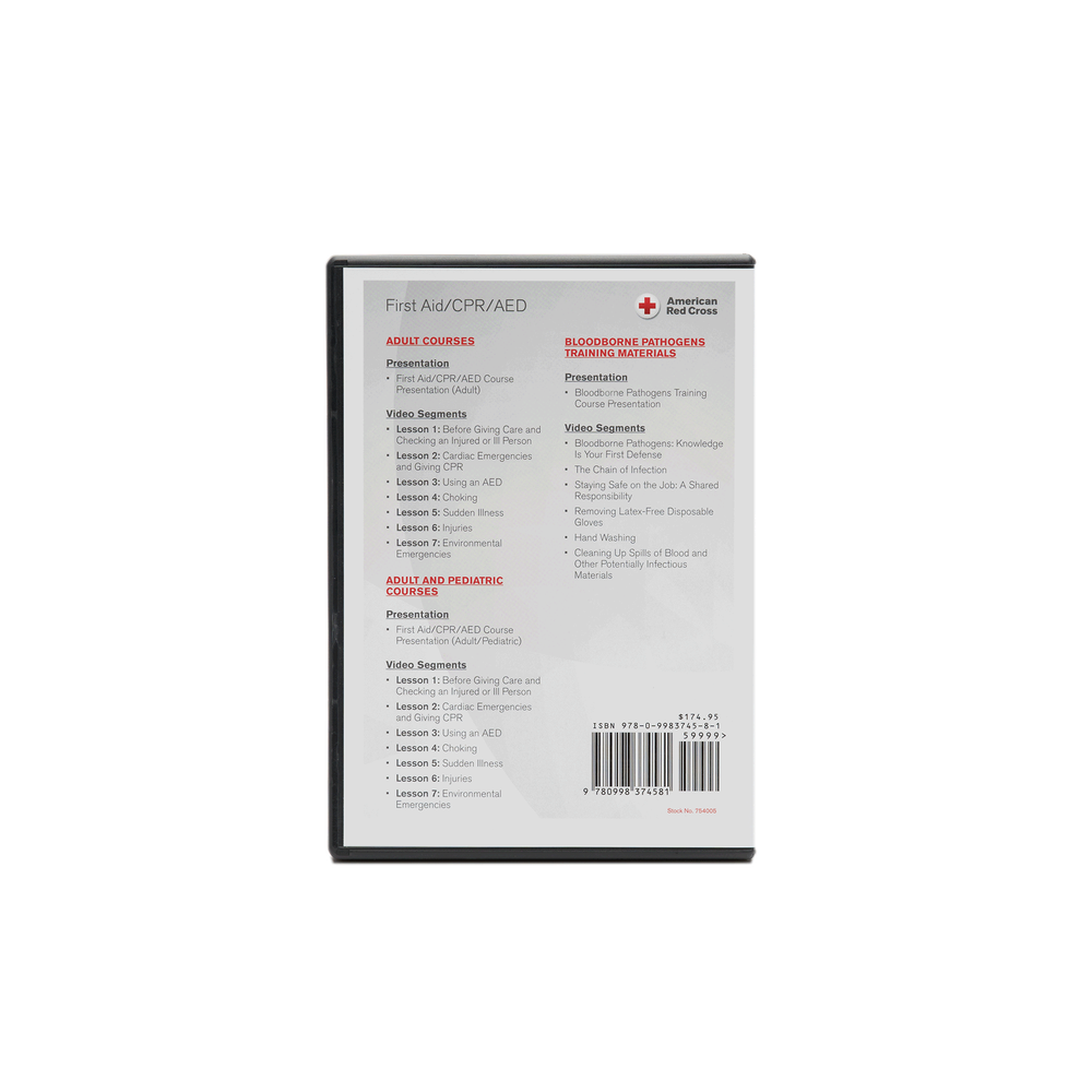First Aid/CPR/AED DVD Rev. 2/17 Red Cross Store