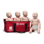 Prestan Diverse Skin-Tone Infant Manikins with CPR Monitors - 4 Pack