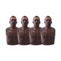 Four Brayden/BigRed OBI Adult CPR Manikins.