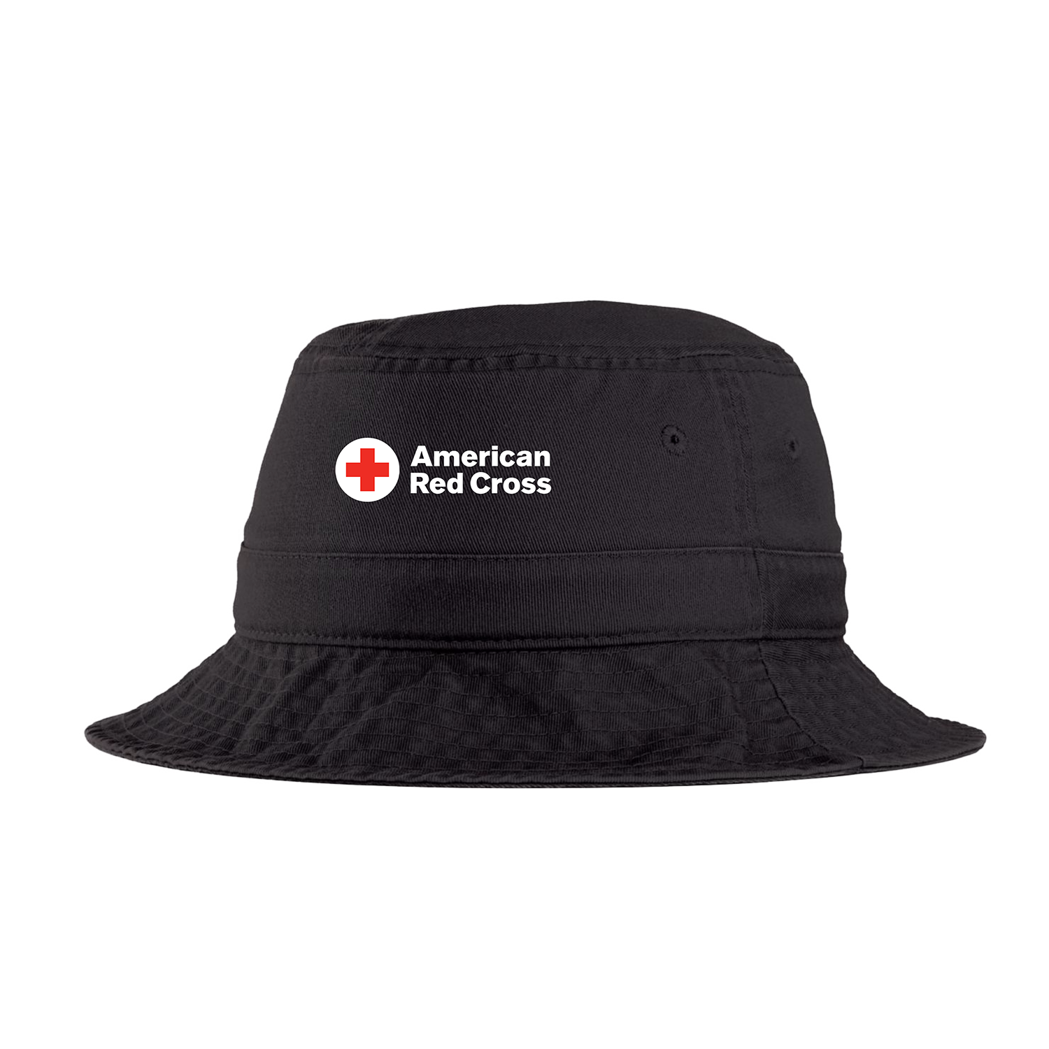 American Red Cross Bucket Hat, Black, S/M