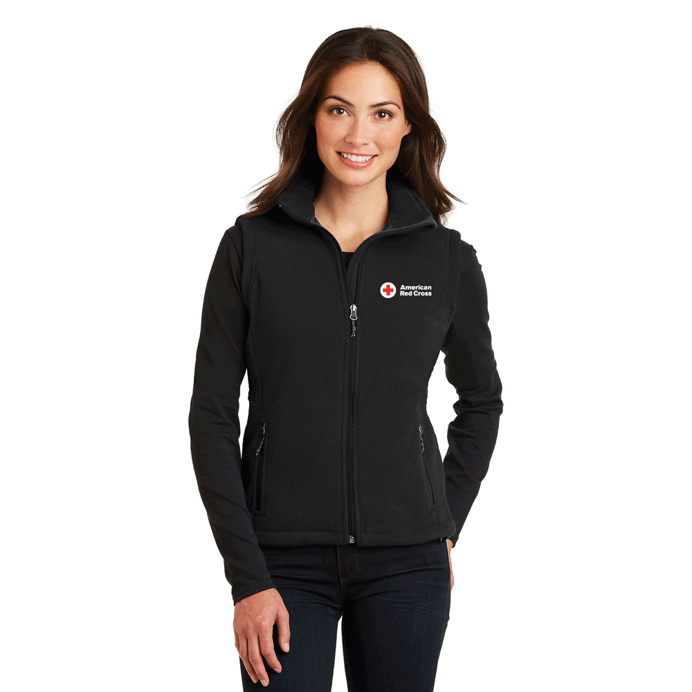 Women's Fleece Vest Red Cross Store