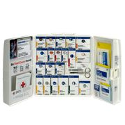Workplace First Aid Kit and Large Plastic Cabinet, ANSI 2021