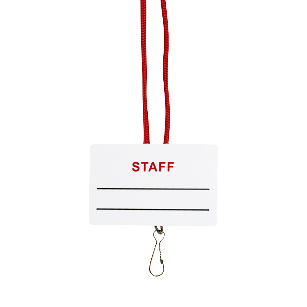 Staff Name Break Away Lanyard Red Cross Store
