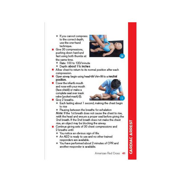 Emergency First Aid Reference Guide | Red Cross Store