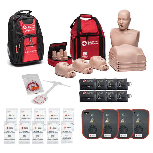 任天堂 - FARST aid kid First Aid/CPR/AED Instructor Starter Kit for Schools | Red