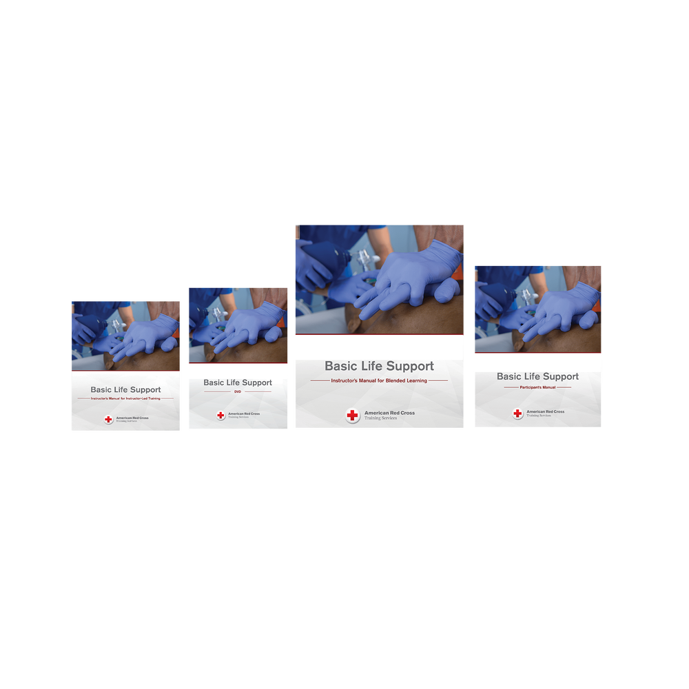 American Red Cross Basic Life Support Deluxe Instructor's Kit Red