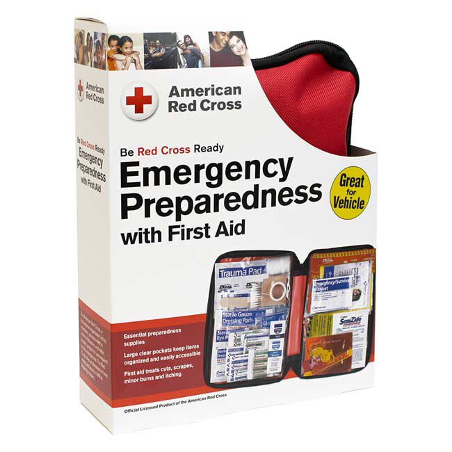 Emergency Preparedness/First Aid Auto Kit with Soft Case.