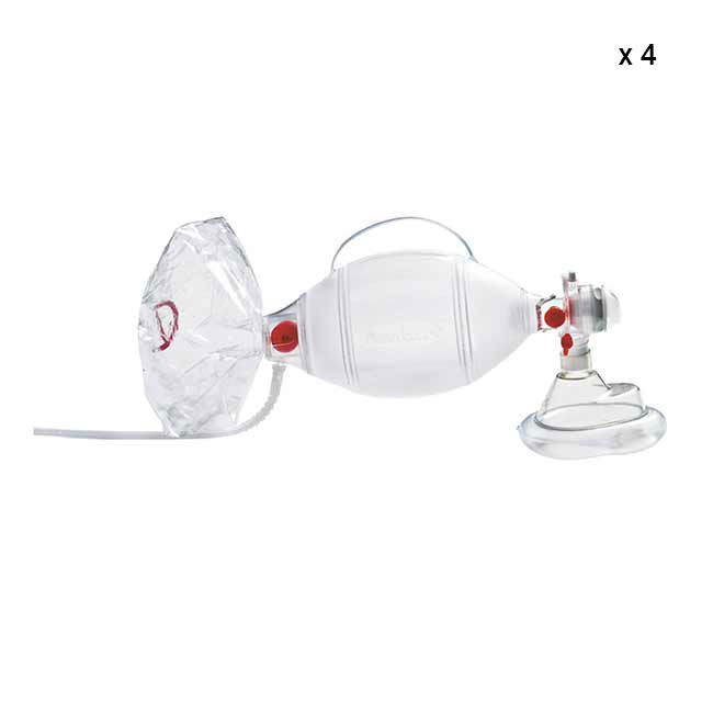 Ambu Adult SPUR II Bag Reservoir w/Pop-Off Valve, Adult Med. Mask, Manometer, 7&rsquo; O2 Tubing.