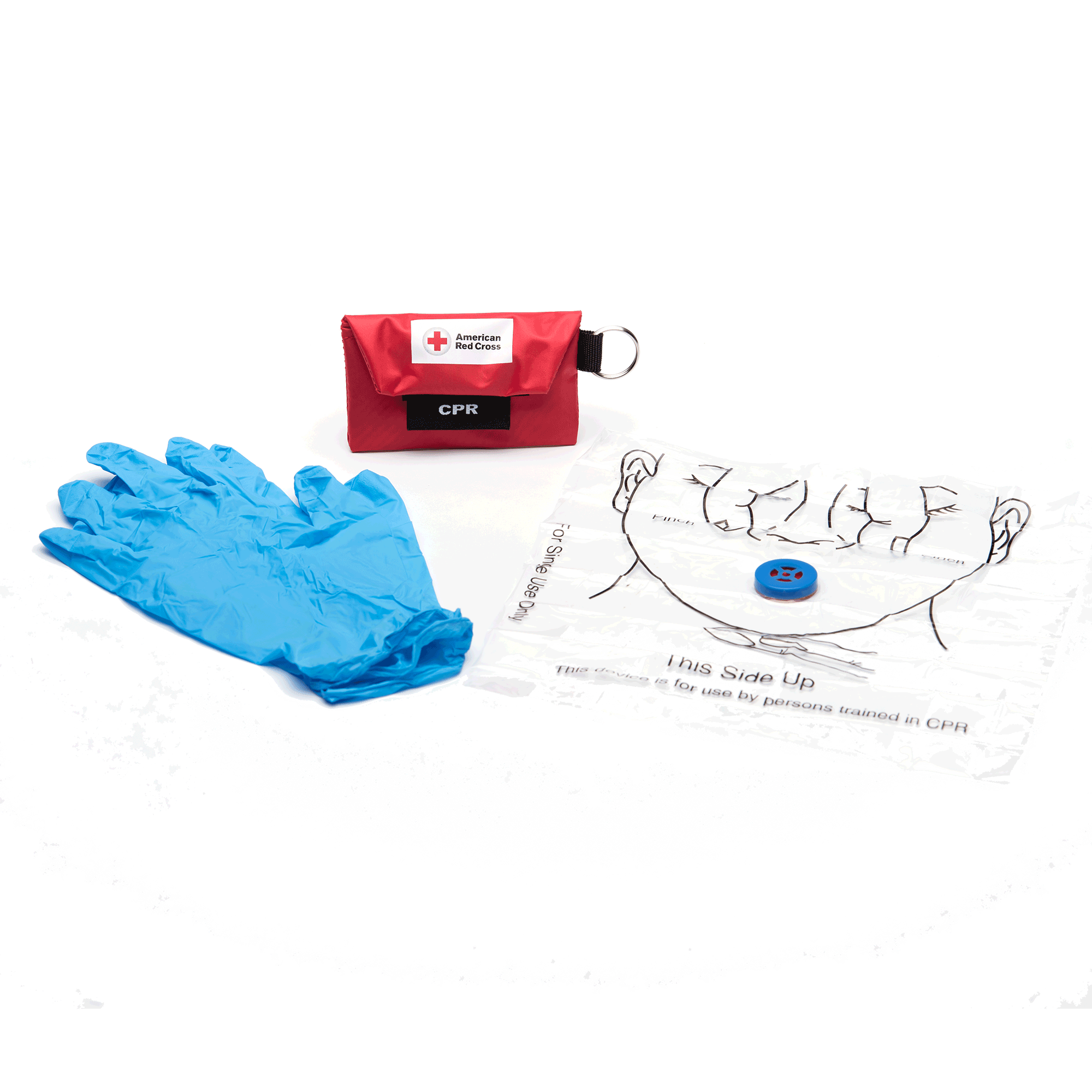 CPR Keychain with Face Shield and Gloves| Red Cross Store