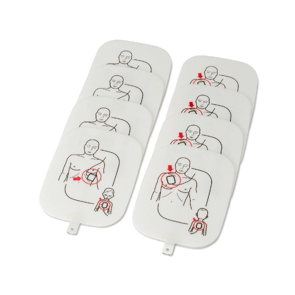 Adult AED Trainer Replacement Pads with Gel Adhesive Backing