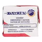 Front view of Datrex DX2400F Emergency Ration food bars package, Coast Guard approved, 2,400 calories, vacuum sealed survival rations.