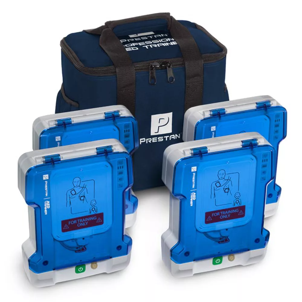 Prestan Professional AED Trainer PLUS 4-Pack | Red Cross Store Prestan Professional AED Trainer PLUS 4-Pack | Red Cross Store