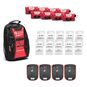 American Red Cross backpack, AED Trainers, CPR keychains, and Student First Aid and CPR Combination Training Packs.