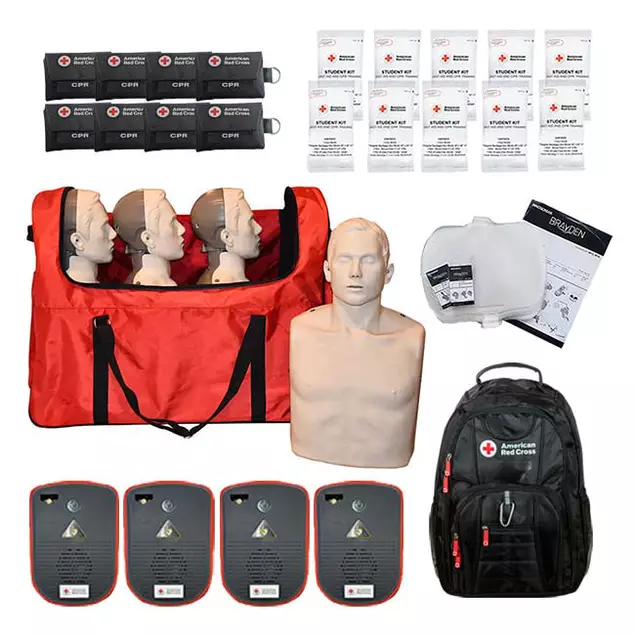 Brayden/BigRed Adult CPR & First Aid Instructor Starter SET | Red Brayden/BigRed Adult CPR & First Aid Instructor Starter SET | Red
