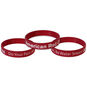 Water Safety Silicone Wristband, pk. 15