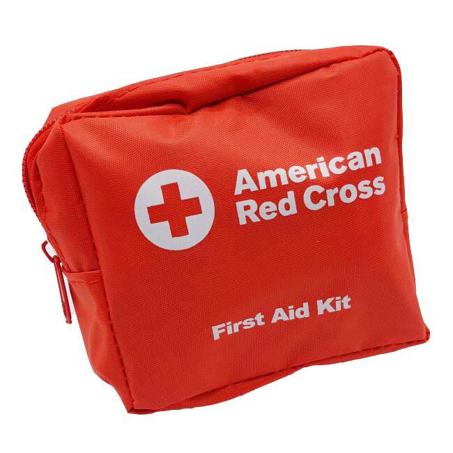 Mini Travel First Aid Kit, 4in. x 4in. - Front View.