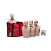 Adult Jaw Thrust Diverse Skin-Tone Manikins with CPR Monitors (4-Pack)