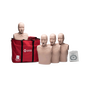 Adult Jaw Thrust Diverse Skin-Tone Manikins with CPR Monitors (4-Pack)