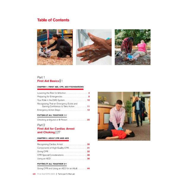 First Aid, CPR & AED Participant's Manual | Red Cross Store