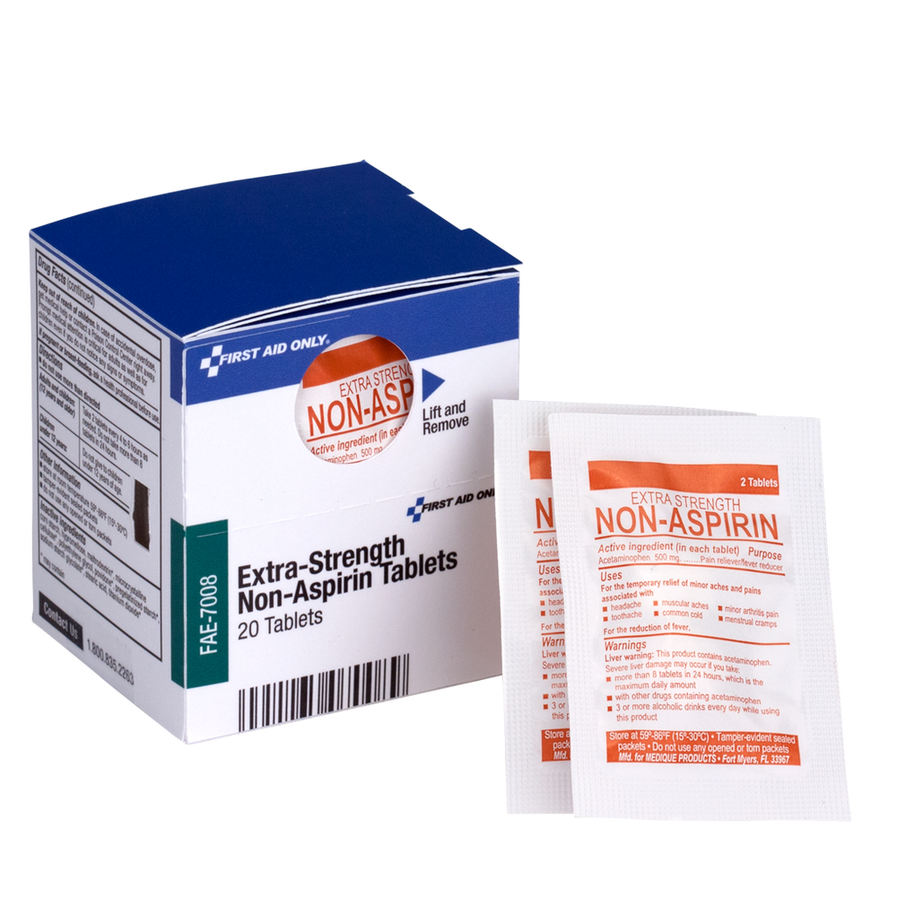 ExtraStrength NonAspirin Tablets Red Cross Store