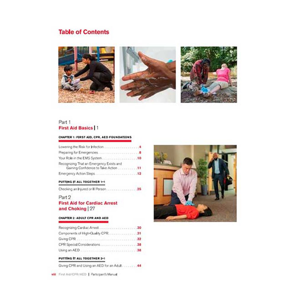 First Aid, CPR & AED Participant's Manual | Red Cross Store
