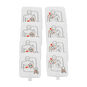 Four sets of Prestan AED Universal Adult/Child Replacement Training Pads.