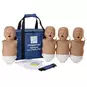 Prestan Ultralite Infant Manikins with CPR Monitors - (4-Pack), Brown Skin.