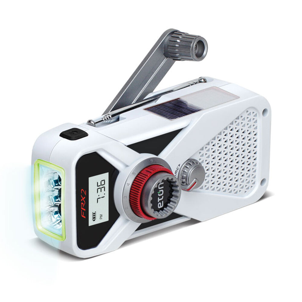 Eton Crank Radio w/ LED Flashlight Red Store