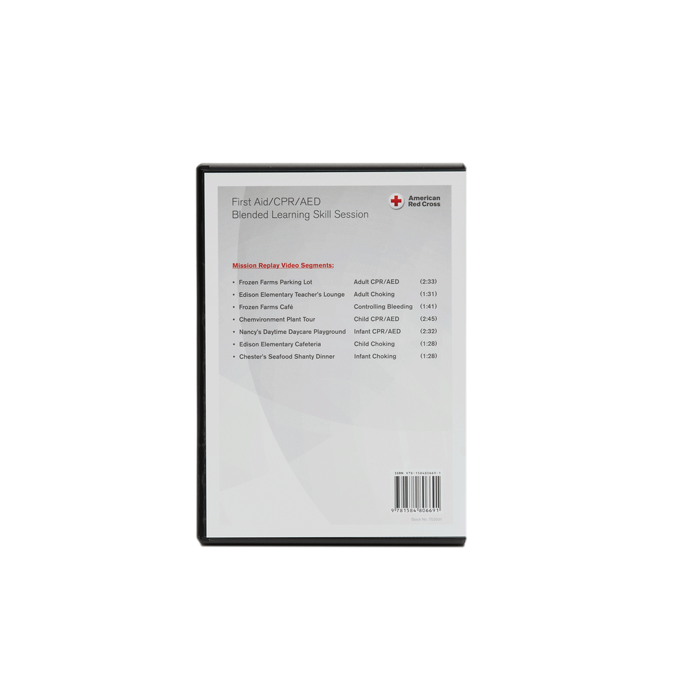 First Aid/CPR/AED Blended Learning DVD Red Cross Store