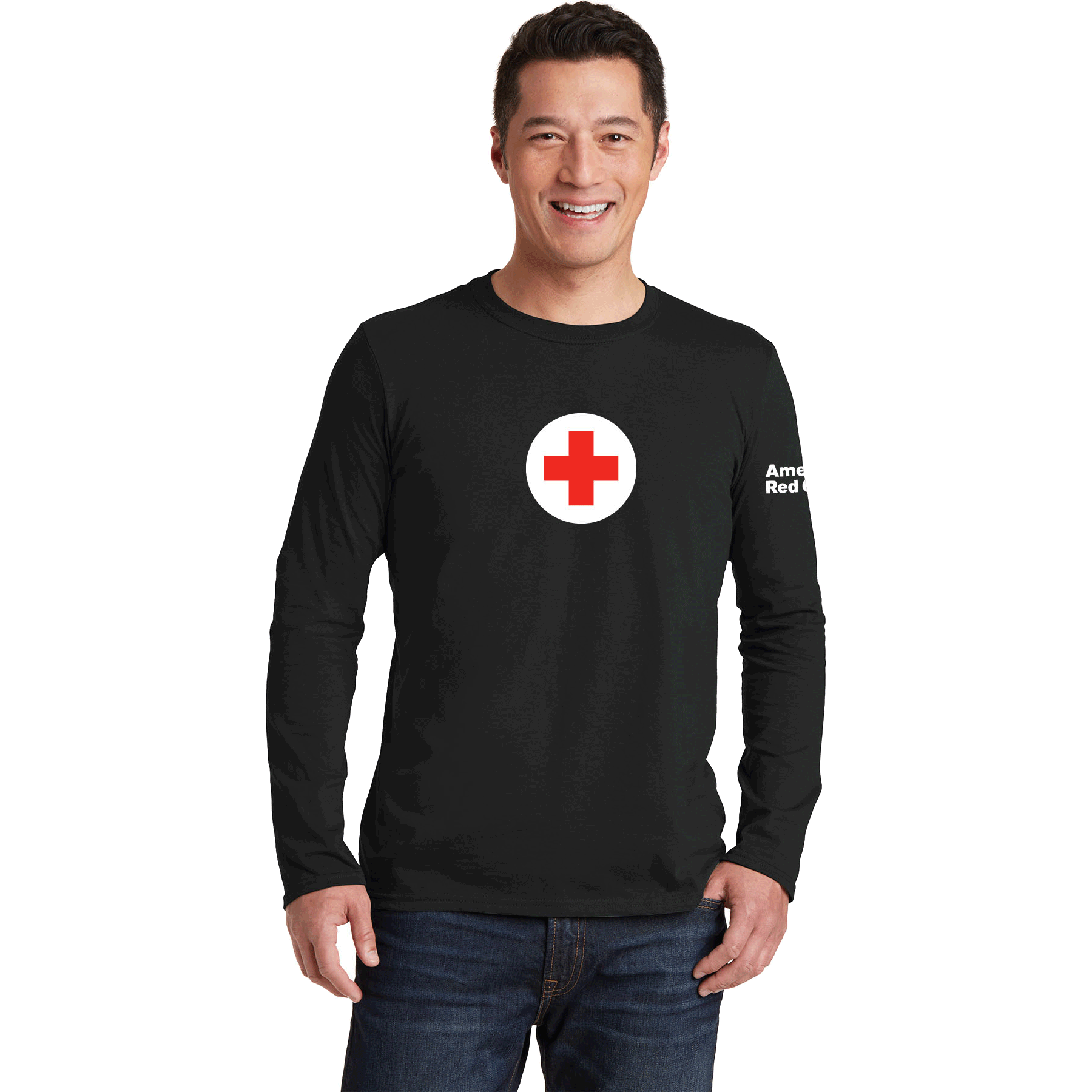 Long Sleeve T Shirt With Logo Red Cross Store