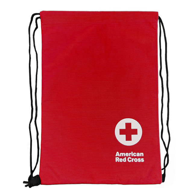 【13MONTH】Recycle String Backpack (RED) Red String Backpack | Red Cross Store
