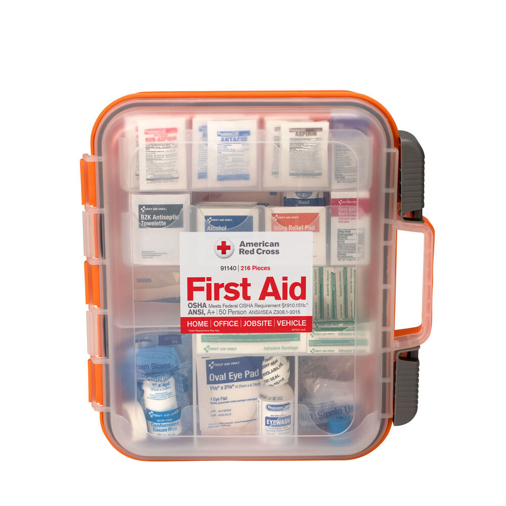 American Large, 50 Person Red Cross First Aid Kit