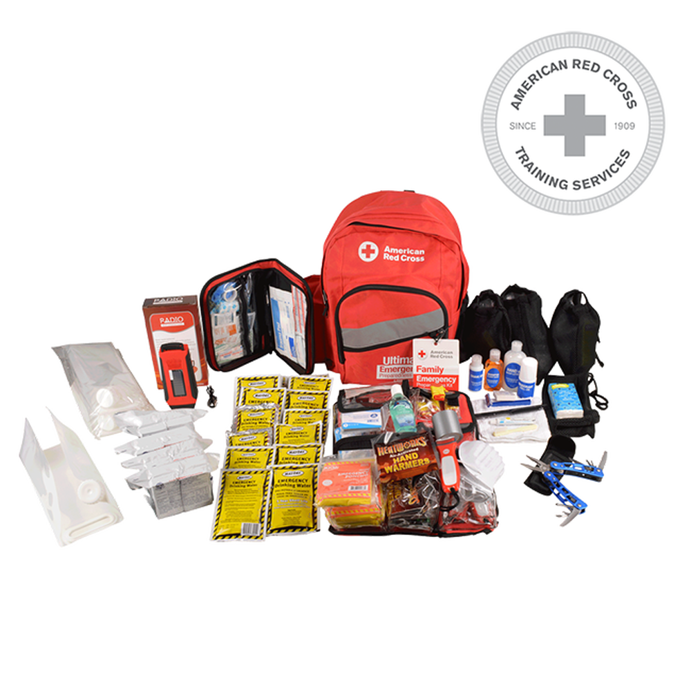 4Person, 3Day Emergency Preparedness Kit Red Cross Store
